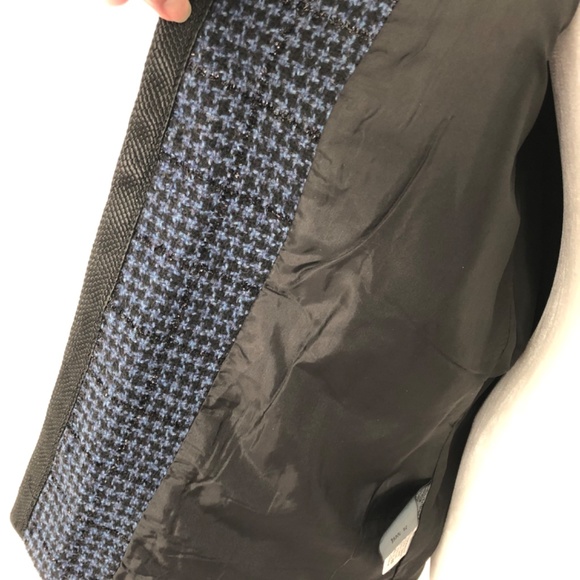 Liz Wear Vintage Navy Black Houndstooth Jacket/Blazer - Picture 14 of 15